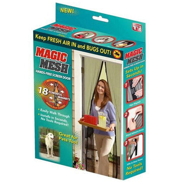 Magic Mesh – Magnetic Anti Mosquito net Door Window Curtain 210x100cm / 22FK096/ 00962 - Karout Online -Karout Online Shopping In lebanon - Karout Express Delivery