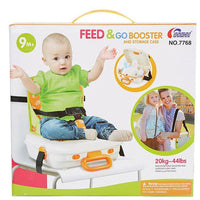 Portable Lightweight Baby Infant Travel Booster & Diaper Plastic Multi-functional Storage Case.