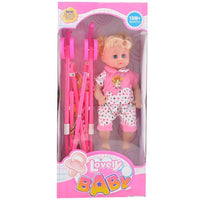 Lovely Baby Doll With Stroller.