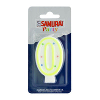 Samurai Birthday Candle Number 0 - Karout Online -Karout Online Shopping In lebanon - Karout Express Delivery