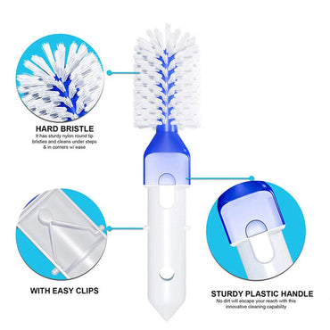 Shop Online Pool Cleaning Kit 4pcs Swimming Pool Water Vacuum Cleaner with Net Brush Pond Fountain Cleaning Glove Set Pool Accessories - Karout Online Shopping In lebanon