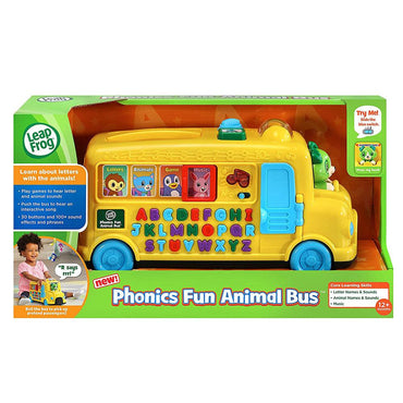 LeapFrog Phonics Fun Animal Bus , Yellow - Karout Online -Karout Online Shopping In lebanon - Karout Express Delivery