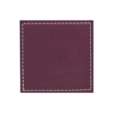 Squared Leather Coaster Set ( 6 Pcs) / 801142 - Karout Online -Karout Online Shopping In lebanon - Karout Express Delivery