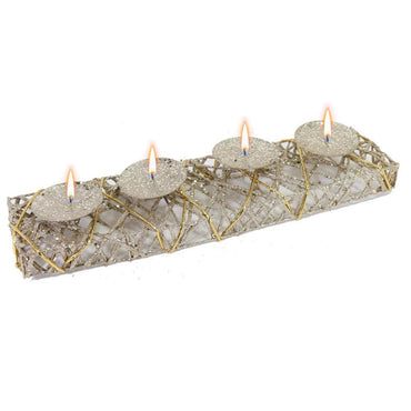 Christmas Glittery Candle Stand.