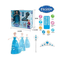 INTELLIGENCE R/C BUMP AND GO LIGHT MUSIC DANCE FROZEN PRINCESS.
