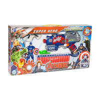 HAND PULL SOFT SHOOTING GUN SET.