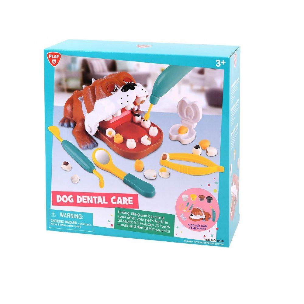 Play Go Dough Dog Dental Set