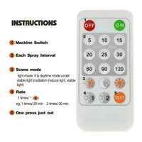 Automatic Spray air Freshener Aerosol Dispenser With Remote Control - Karout Online -Karout Online Shopping In lebanon - Karout Express Delivery