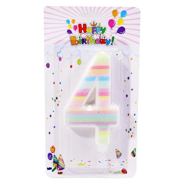 Birthday Big Dashed Numbers Candle  / P-369 - Karout Online -Karout Online Shopping In lebanon - Karout Express Delivery