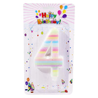 Birthday Big Dashed Numbers Candle  / P-369 - Karout Online -Karout Online Shopping In lebanon - Karout Express Delivery