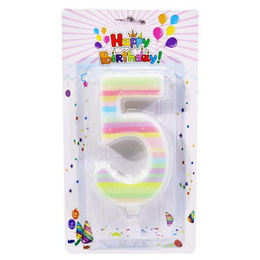 Birthday Big Dashed Numbers Candle  / P-369 - Karout Online -Karout Online Shopping In lebanon - Karout Express Delivery