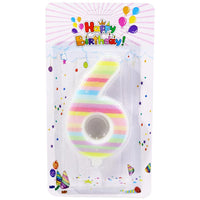 Birthday Big Dashed Numbers Candle  / P-369 - Karout Online -Karout Online Shopping In lebanon - Karout Express Delivery