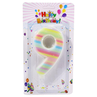 Birthday Big Dashed Numbers Candle  / P-369 - Karout Online -Karout Online Shopping In lebanon - Karout Express Delivery