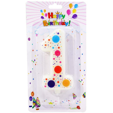 Birthday- Big Dotted Numbers Candle / P-370 - Karout Online -Karout Online Shopping In lebanon - Karout Express Delivery