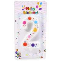 Birthday- Big Dotted Numbers Candle / P-370 - Karout Online -Karout Online Shopping In lebanon - Karout Express Delivery