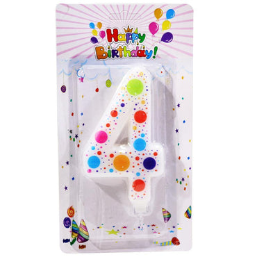 Birthday- Big Dotted Numbers Candle / P-370 - Karout Online -Karout Online Shopping In lebanon - Karout Express Delivery