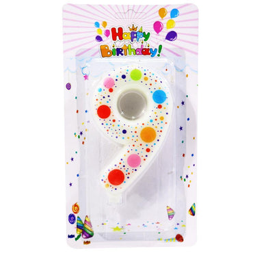 Birthday- Big Dotted Numbers Candle / P-370 - Karout Online -Karout Online Shopping In lebanon - Karout Express Delivery
