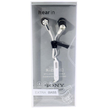 Sony Earphone Extra Bass Stereo White Phone Acce