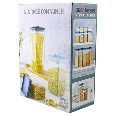 Organizer Plastic Storage Containers Set of 3 / ORG 123 - Karout Online -Karout Online Shopping In lebanon - Karout Express Delivery