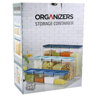 Organizer Plastic Storage Containers Set of 3 / ORG 123 - Karout Online -Karout Online Shopping In lebanon - Karout Express Delivery