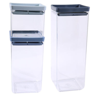 Organizer Plastic Storage Containers Set of 3 / ORG 123 - Karout Online -Karout Online Shopping In lebanon - Karout Express Delivery