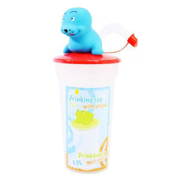 Kids Drink Cup With Straw / Q-360 - Karout Online -Karout Online Shopping In lebanon - Karout Express Delivery