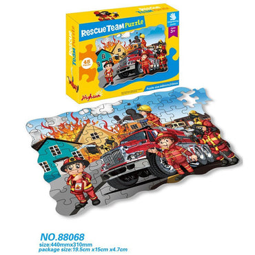 Rescue Team 45 Pcs Puzzle Toys & Baby