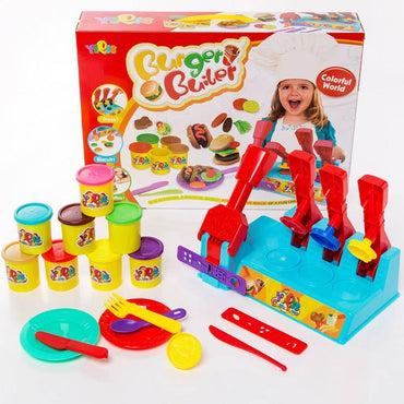 Burger Builer Colorful World.