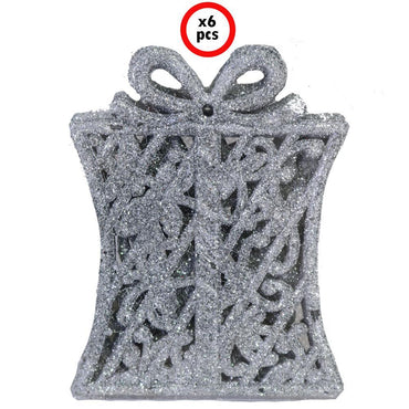 Christmas Gift Box Glitter Trees Decoration *6.
