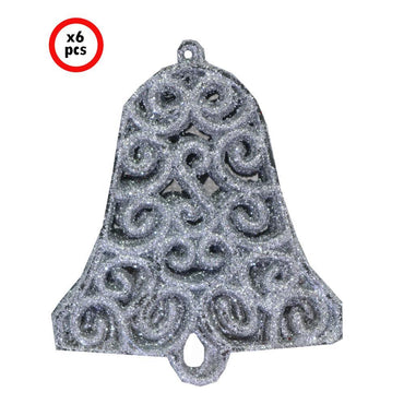 Christmas Call Bells Glitter Trees Decoration *6.