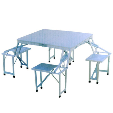Aluminum portable picnic table 8836-A - Karout Online -Karout Online Shopping In lebanon - Karout Express Delivery
