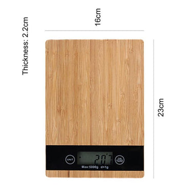 Wooden Kitchen Scale - Karout Online -Karout Online Shopping In lebanon - Karout Express Delivery