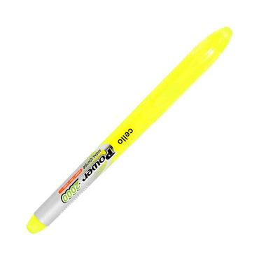 Bic Cello Power Highlighter / Yellow - Karout Online -Karout Online Shopping In lebanon - Karout Express Delivery