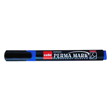 Bic Cello Assorted Permanent Marker Pen / Blue - Karout Online -Karout Online Shopping In lebanon - Karout Express Delivery