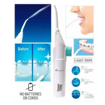 Portable Dental Water Jet Power Floss - Karout Online -Karout Online Shopping In lebanon - Karout Express Delivery
