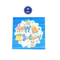 Happy Birthday- Party Napkins (20 pcs).