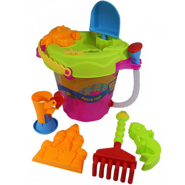 Sand Bucket Beach Toys Set Pink Summer