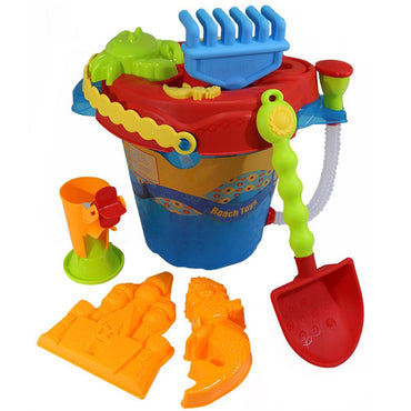 Sand Bucket Beach Toys Set Blue Summer