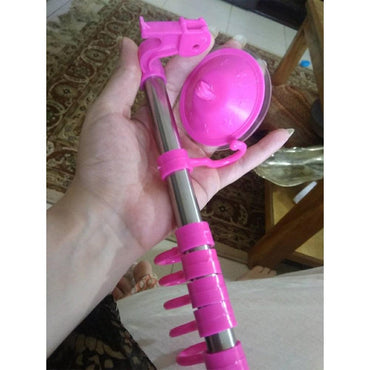 Strong Wall Attachable 6 Hooks Multifunction Hanger with Suction Cup - Karout Online -Karout Online Shopping In lebanon - Karout Express Delivery