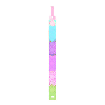 Push Pop Bubble Colored Pop It Fidget Toy 20CM Bracelet / 22FK159