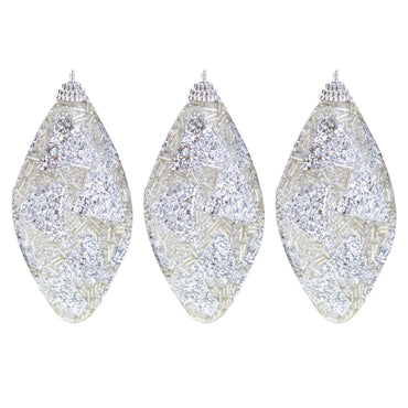 Christmas Silver Tree Decoration Set