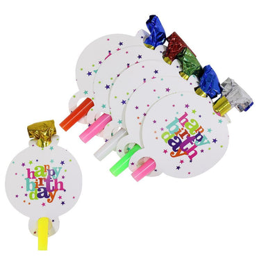Happy Birthday - Blowouts ( 6 Pcs) Ab-55 Birthday & Party Supplies