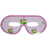 Birthday-Flamingo Mask ( 10 Pcs) / Ab-86 Birthday & Party Supplies