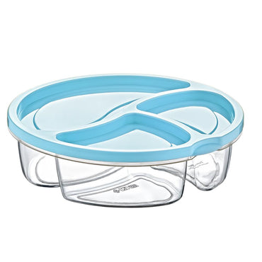 Beehome Round Divided Storage Box 0.75 L - Karout Online -Karout Online Shopping In lebanon - Karout Express Delivery