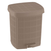 Beehome Jute Dustbin with Pedal 6L - Karout Online -Karout Online Shopping In lebanon - Karout Express Delivery