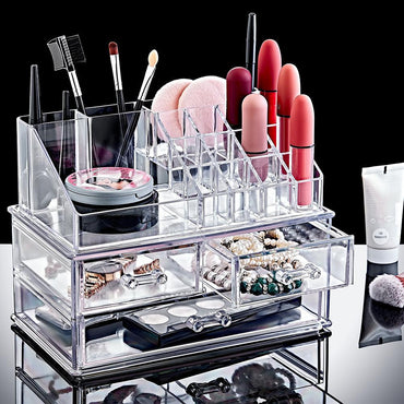 Beehome Plexi Cosmetic Organizer Set - Karout Online -Karout Online Shopping In lebanon - Karout Express Delivery