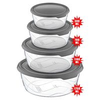 Beehome Round Storage Box Set ( 4 Pcs) - Karout Online -Karout Online Shopping In lebanon - Karout Express Delivery