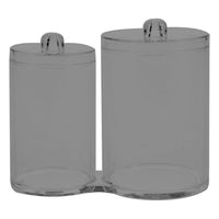 Beehome Plexi Twin Makeup Cotton Pads Box - Karout Online -Karout Online Shopping In lebanon - Karout Express Delivery