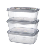 Titiz Plastik Aria Storage Box Set AP-9258/ 1200ml - 13oz x3 - Karout Online -Karout Online Shopping In lebanon - Karout Express Delivery