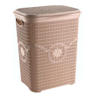 Asude Plastic Knit Laundry Basket - Karout Online -Karout Online Shopping In lebanon - Karout Express Delivery